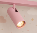 Kinkiet, lampa belka 3 reflektory 3 wysokości regulacja GU10 różowy baby LINCA 6369 ARGON