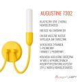 Kinkiet dwupłomienny świecznik żółty 2XG9 AUGUSTINE 7302 ARGON