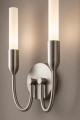 Lampa ścienna 2XG9 kinkiet dwupłomienny świecznik nikiel AUGUSTINE 7306 ARGON