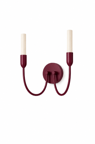 Kinkiet dwupłomienny świecznik bordo barolo AUGUSTINE 7304 ARGON    1.png