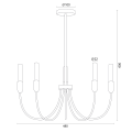 Lampa wisząca żyrandol świecznik 5XG9 mosiężny AUGUSTINE 2200 ARGON