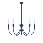 Lampa wisząca żyrandol świecznik 5XG9 granat AUGUSTINE 2204 ARGON