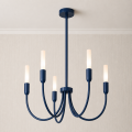 Lampa wisząca żyrandol świecznik 5XG9 granat AUGUSTINE 2204 ARGON