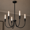 Lampa wisząca żyrandol świecznik 5 G9 czarny AUGUSTINE 2206 Argon