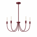 Lampa wisząca żyrandol świecznik 5 G9 bordo barolo AUGUSTINE 2203 ARGON