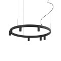 Lampa wisząca FOURTY ROUND LED VII czarna 12285 NOWODVORSKI