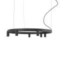 Lampa wisząca FOURTY ROUND LED VII czarna 12285 NOWODVORSKI