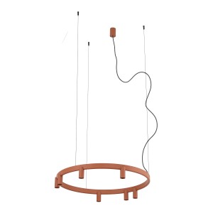 Lampa wisząca FOURTY ROUND LED VII terakota 12418 NOWODVORSKI