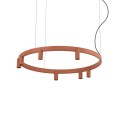 Lampa wisząca FOURTY ROUND LED VII terakota 12418 NOWODVORSKI