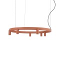 Lampa wisząca FOURTY ROUND LED VII terakota 12418 NOWODVORSKI