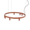 Lampa wisząca FOURTY ROUND LED VII terakota 12418 NOWODVORSKI