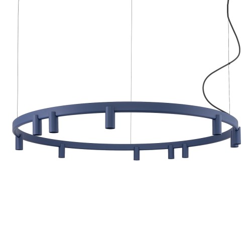 Lampa wisząca FOURTY ROUND LED XI granatowa 12286 NOWODVORSKI   12286.jpg