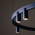 Lampa wisząca FOURTY ROUND LED XI granatowa 12286 NOWODVORSKI