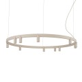 Lampa wisząca FOURTY ROUND LED XI beżowa 12287 NOWODVORSKI