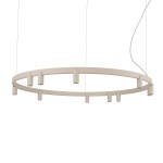 Lampa wisząca FOURTY ROUND LED XI beżowa 12287 NOWODVORSKI