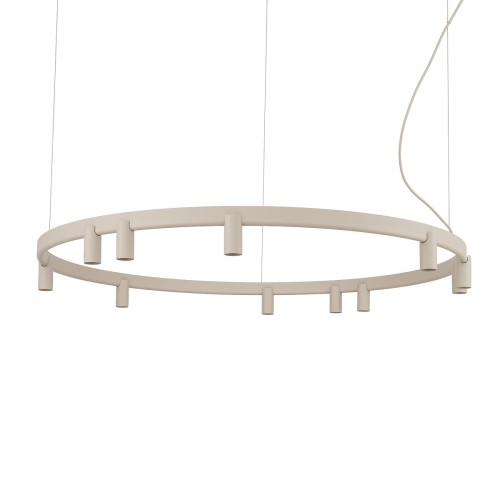 Lampa wisząca FOURTY ROUND LED XI beżowa 12287 NOWODVORSKI12287.jpg
