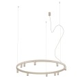 Lampa wisząca FOURTY ROUND LED XI beżowa 12287 NOWODVORSKI