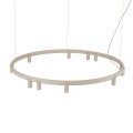 Lampa wisząca FOURTY ROUND LED XI beżowa 12287 NOWODVORSKI