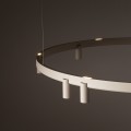 Lampa wisząca FOURTY ROUND LED XI beżowa 12287 NOWODVORSKI