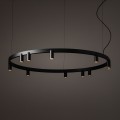 Lampa wisząca FOURTY ROUND LED XI czarna 12288 NOWODVORSKI