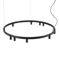 Lampa wisząca FOURTY ROUND LED XI czarna 12288 NOWODVORSKI