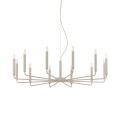 Lampa wisząca ORTO XII B beżowa 12526 NOWODVORSKI