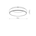 Plafon NIKKI ROUND LED WHITE 32W 4000K 11203 NOWODVORSKI