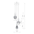 Lampa wisząca CORALS III 3XE27 ceramika 11975 NOWODVORSKI