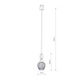 Lampa wisząca CORALS 1XE27 ceramika 11974 NOWODVORSKI