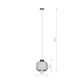 Lampa wisząca AURORA  11966  NOWODVORSKI