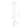Lampa wisząca LUNARI LED III 3000K 11982 NOWODVORSKI