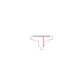 Łącznik "T" lewy CTLS POWER T CONNECTOR LEFT -1 BLACK (T-L1) 8244 NOWODVORSKI
