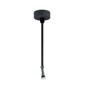Puszka zasilająca z przewodem do złącz zasilających do wersji wiszącej (szyna 3-fazowa) CTLS POWER SUPPLY KIT BLACK Commercial Lighting 8283 czarna Nowodvorski