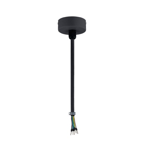 Puszka zasilająca z przewodem do złącz zasilających do wersji wiszącej (szyna 3-fazowa) CTLS POWER SUPPLY KIT BLACK Commercial Lighting 8283 czarna Nowodvorski8283.jpg