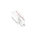 Końcówka zasilająca lewa CTLS POWER END CAP LEFT BLACK czarna 8233 Nowodvorski