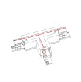 Łącznik "T" prawy biały CTLS POWER T CONNECTOR RIGHT 2 WHITE (T-R2) 8703 Nowodvorski