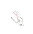 Końcówka zasilająca prawa CTLS POWER END CAP RIGHT BLACK czarna 8713 Nowodvorski
