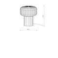 Lampa stołowa TIKA PINK BIURKOWA 11980 NOWODVORSKI