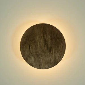 Lampa natynkowa DROP WOOD LED kinkiet ciemny orzech 41559 Sigma 