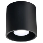 Lampa sufitowa ORBIS 1 czarna plafon SL.0016 SOLLUX LIGHTING