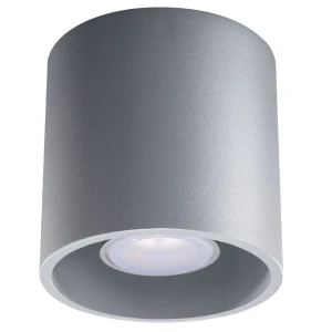 Lampa sufitowa ORBIS 1 szara plafon SL.0018 SOLLUX LIGHTING