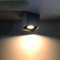 Lampa sufitowa QUAD 1 czarna plafon SL.0022 SOLLUX LIGHTING