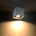 Lampa sufitowa QUAD 1 szara plafon SL.0024 SOLLUX LIGHTING