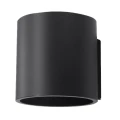 Lampa ścienna ORBIS 1 czarna kinkiet SL.0048 SOLLUX LIGHTING