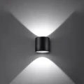 Lampa ścienna ORBIS 1 czarna kinkiet SL.0048 SOLLUX LIGHTING