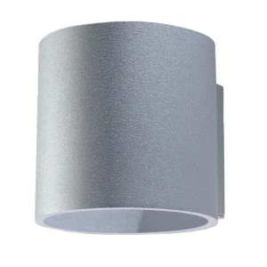 Lampa ścienna ORBIS 1 szara kinkiet SL.0049 SOLLUX LIGHTING