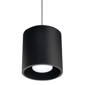 Lampa wisząca ORBIS 1 czarna zwis SL.0051 SOLLUX LIGHTING