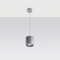 Lampa wisząca ORBIS 1 szara zwis SL.0052 SOLLUX LIGHTING