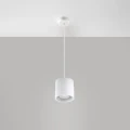 Lampa wisząca ORBIS 1 biała zwis SL.0053 SOLLUX LIGHTING