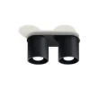 Lampa sufitowa ORBIS 2 czarna plafon SL.0054 SOLLUX LIGHTING